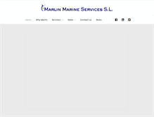 Tablet Screenshot of marlinmarineservices.com